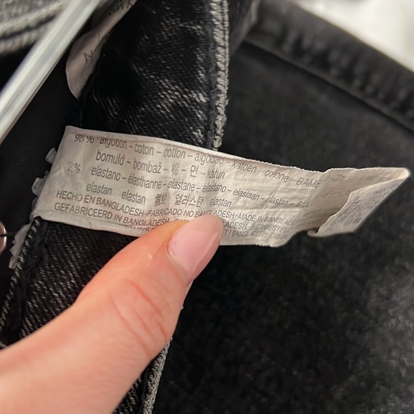 Zara Black Denim Skirt - Picture 4 of 4